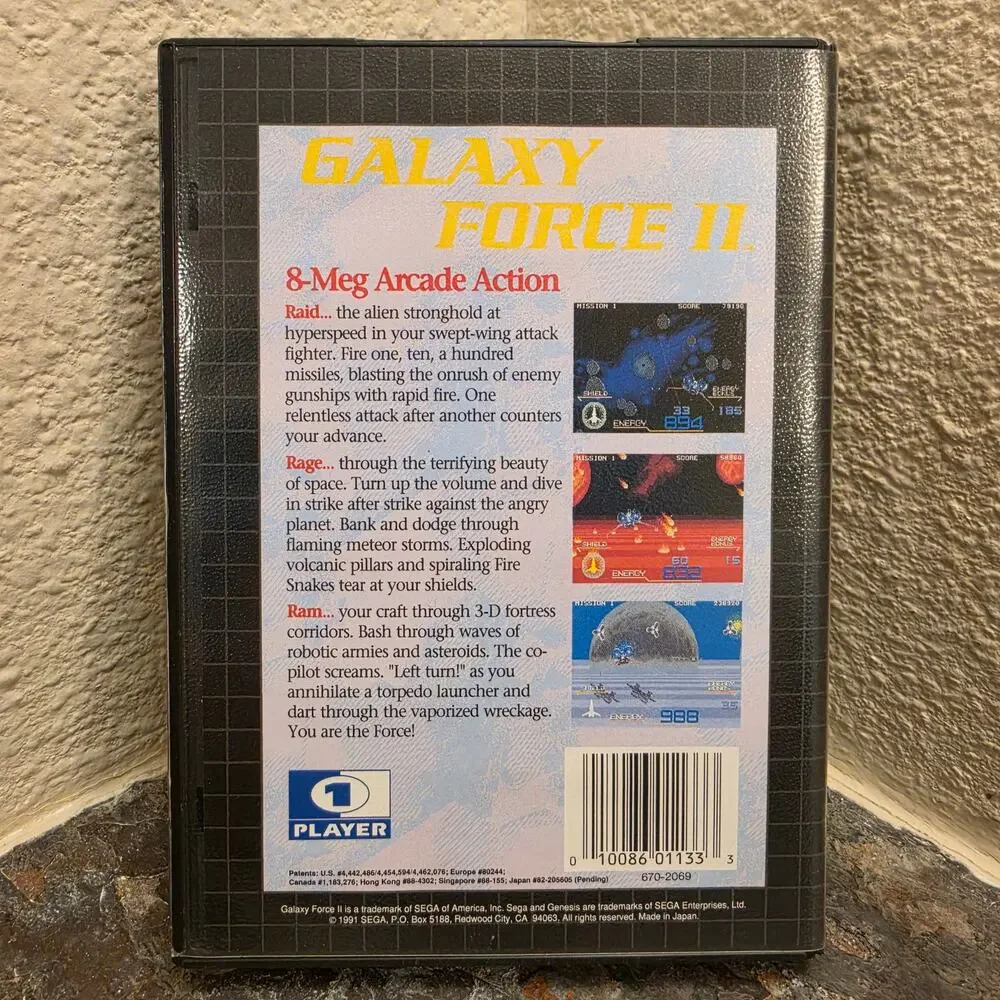 Game - Galaxy Force II (CIB) - Genesis - Sega